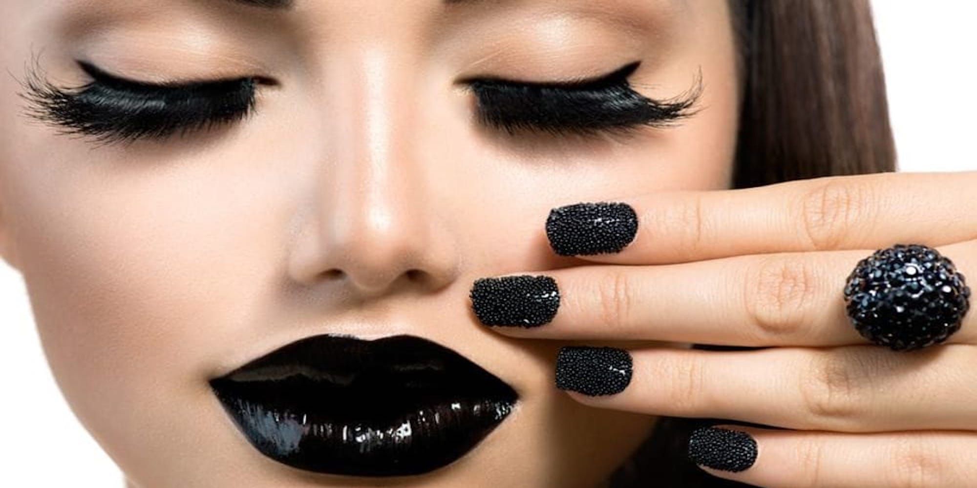 The Black Lipstick Makeup Trend is Here to Stay  ReviewThis