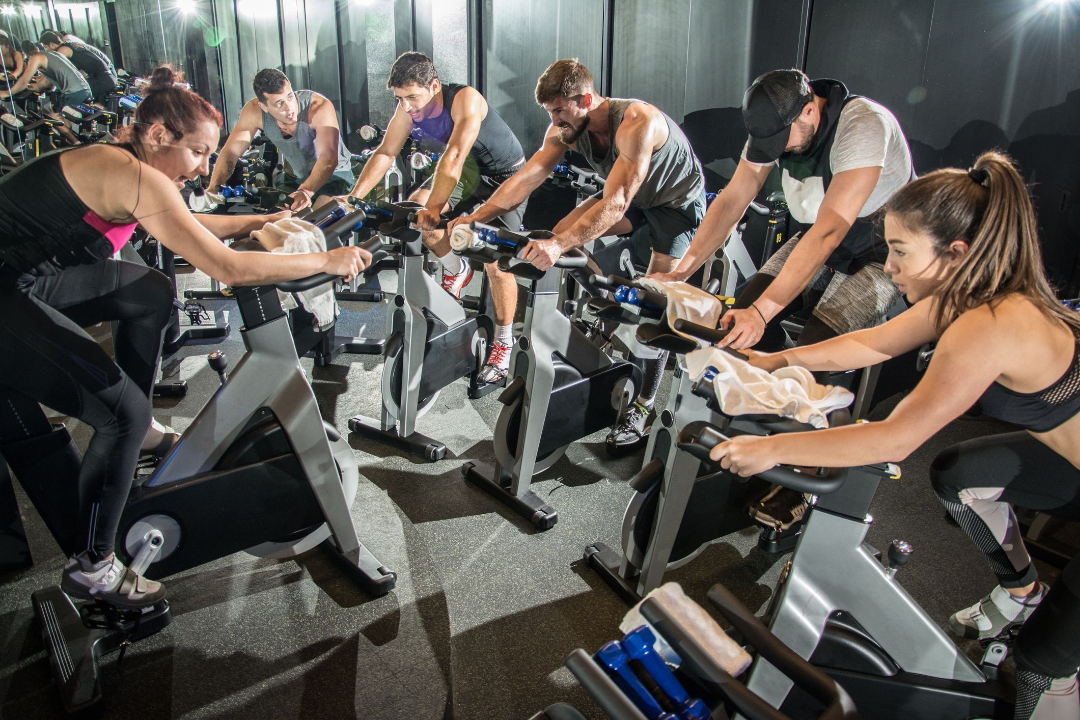 exercise bike while working