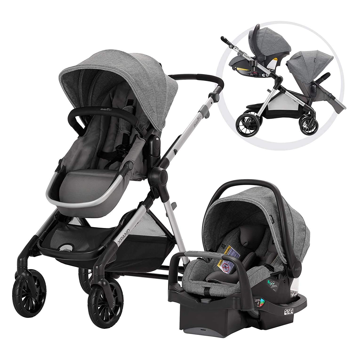 stroller that fits evenflo car seat